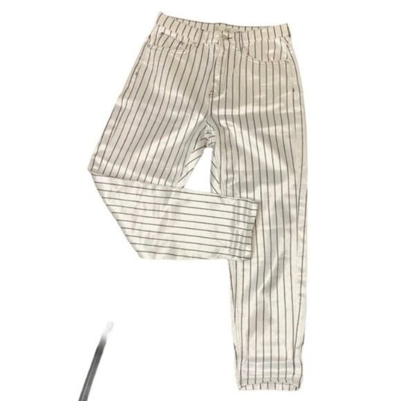 Topshop Striped Mom jeans Size 28 - Picture 6 of 9